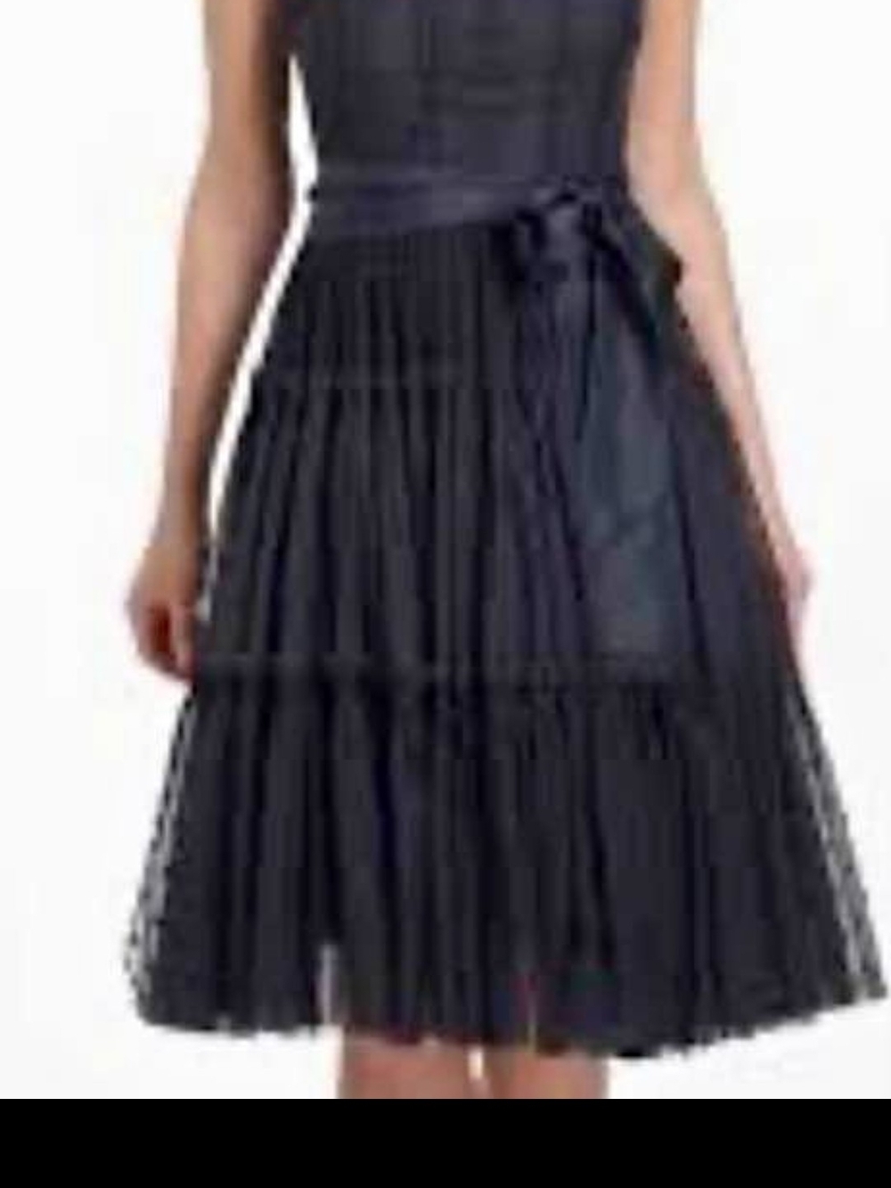 NWT Anthropologie Moulinette Soeurs Ypres Black Tulle Strapless Dress Sz 2